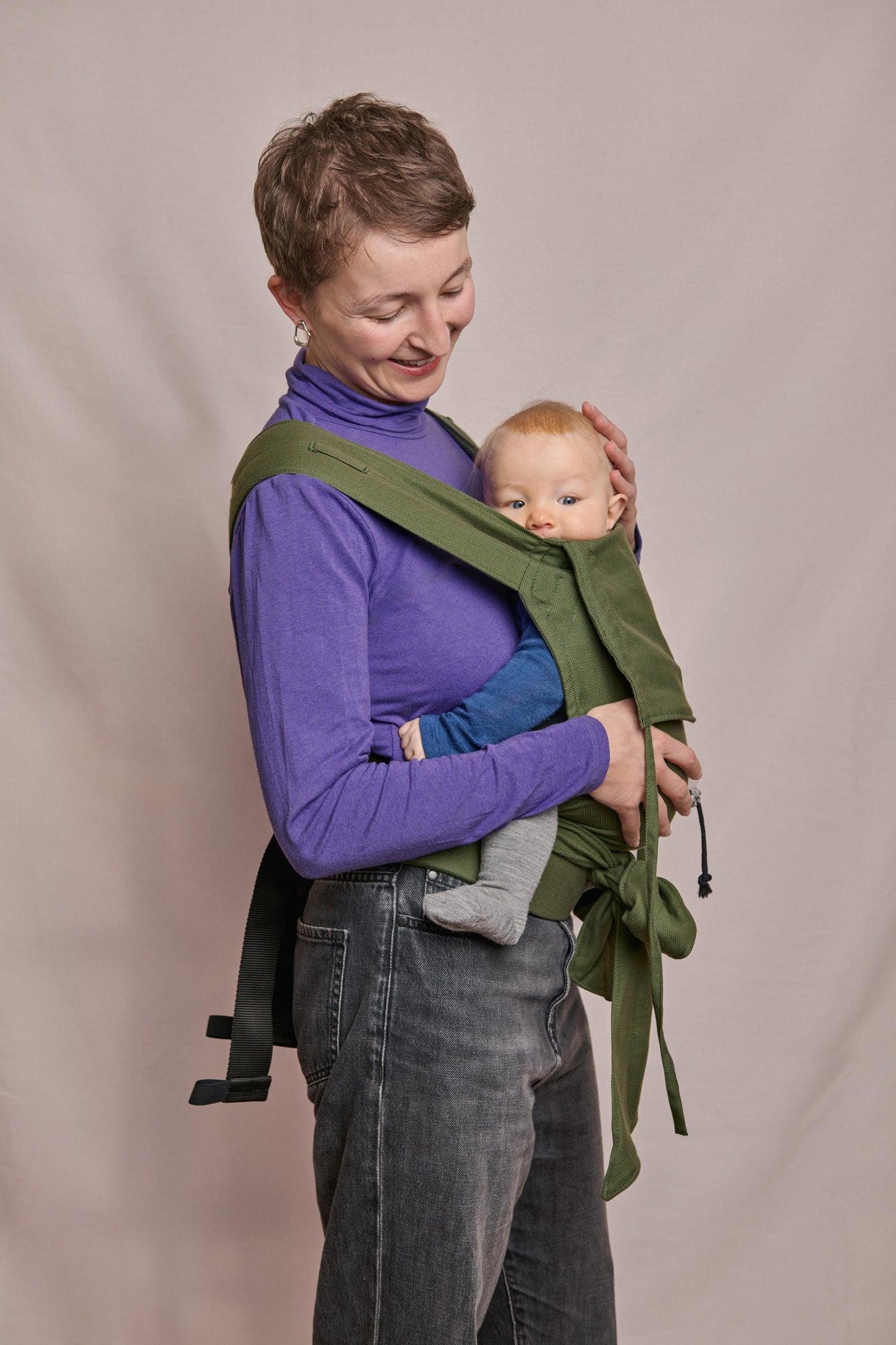 Half Buckle Baby Carrier Forest