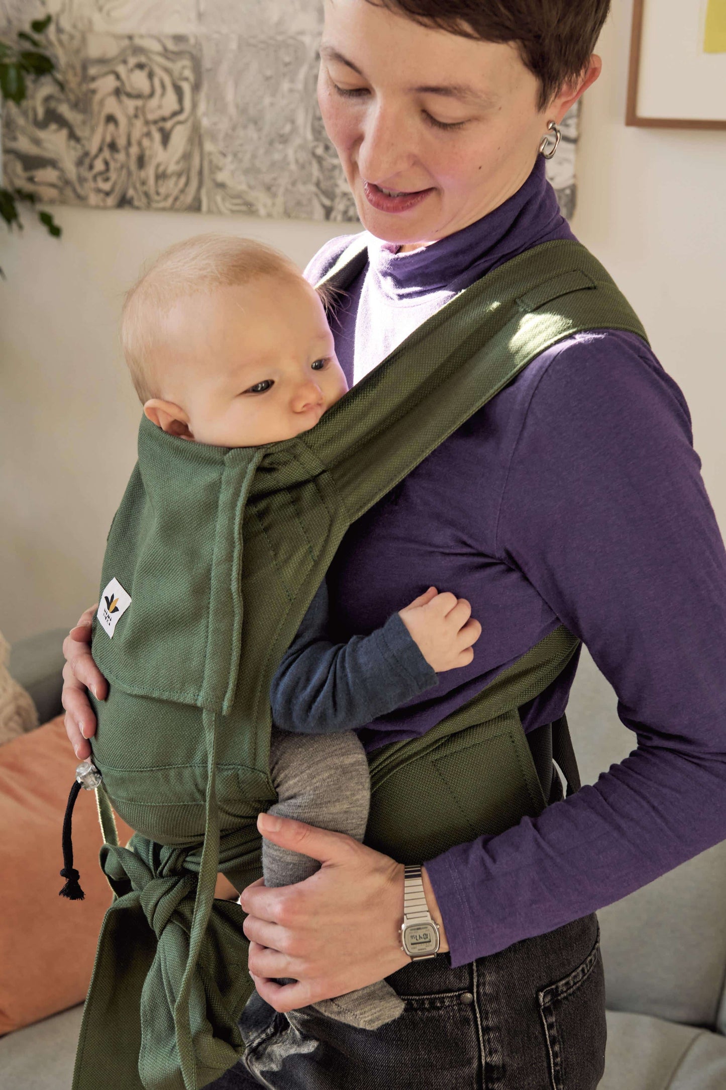 Babytrage Half Buckle Forest – Mama Nuka