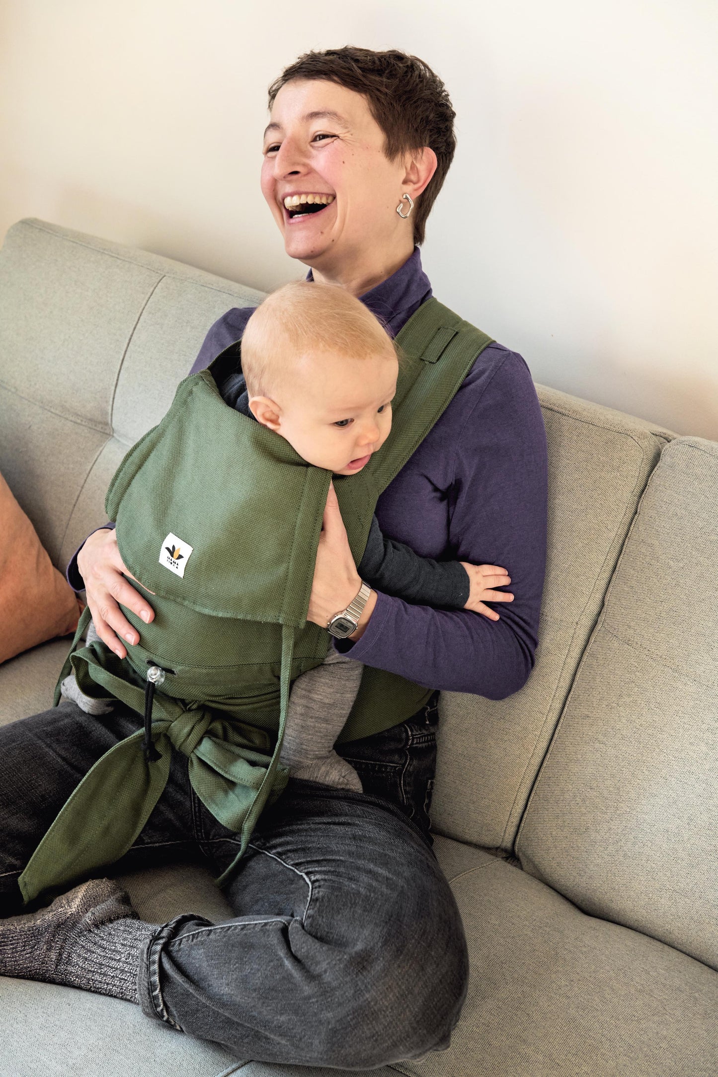 Half Buckle Baby Carrier Forest
