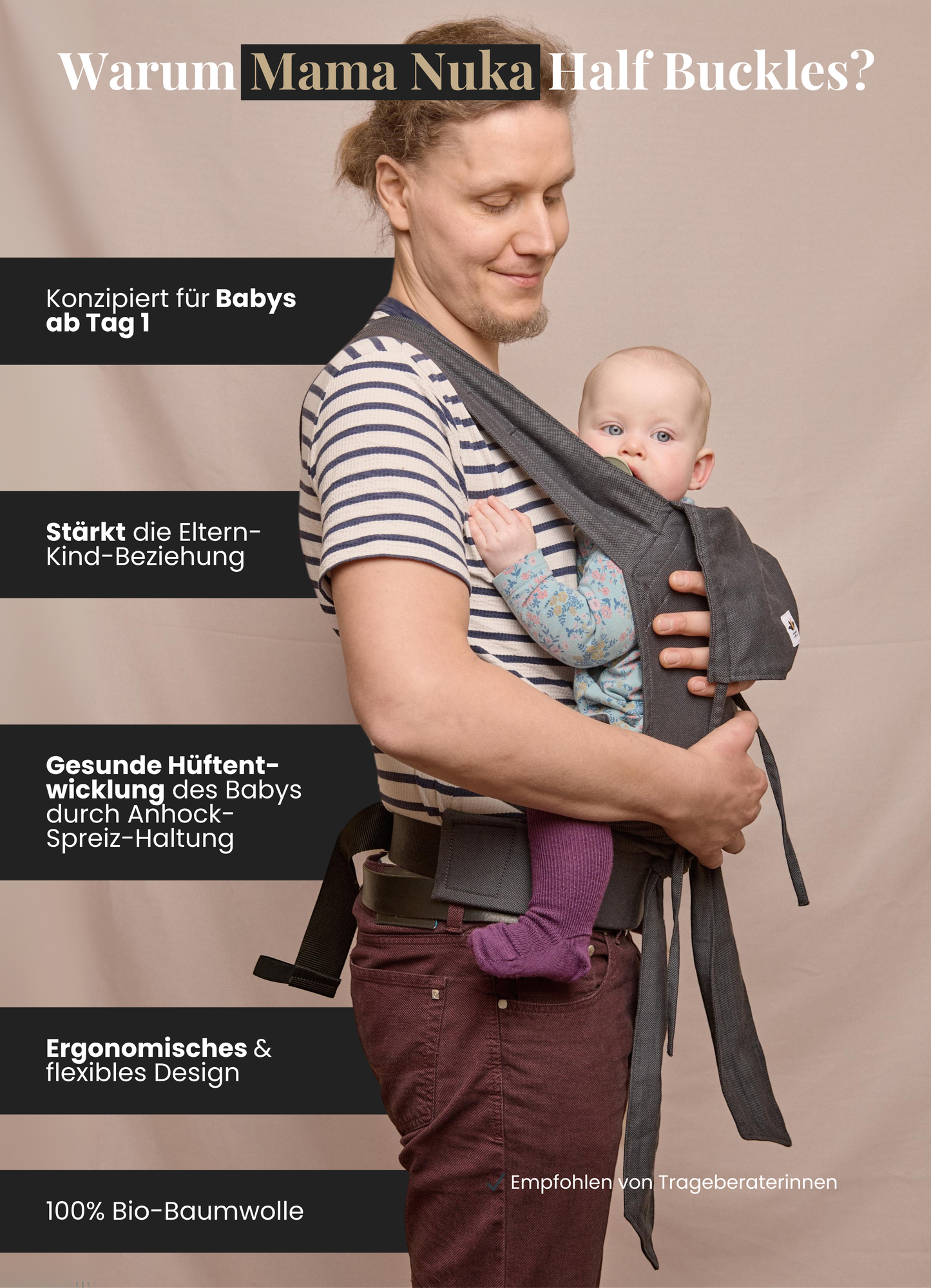 Half Buckle Baby Carrier Nebia