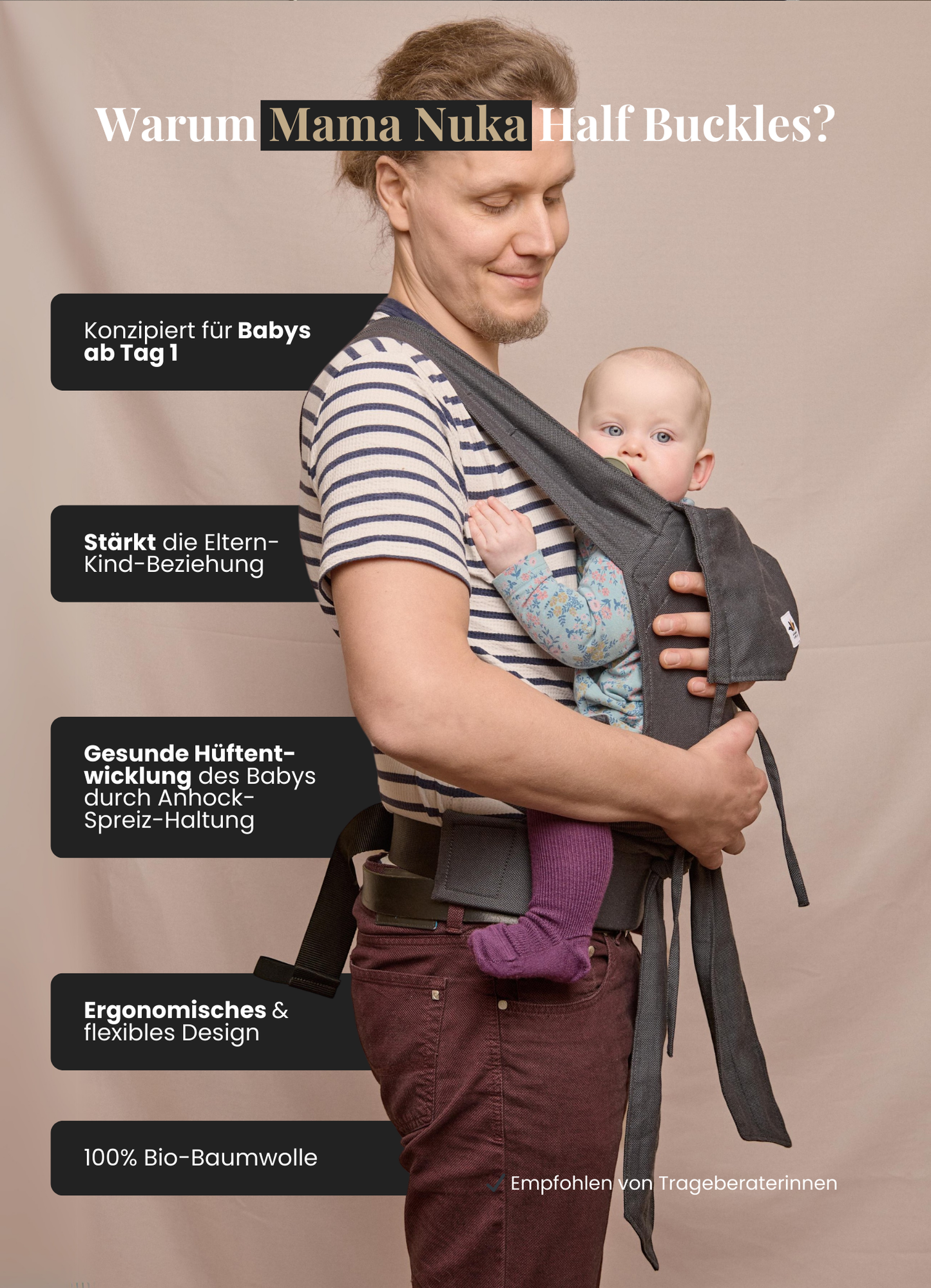 Half Buckle Baby Carrier Nebia