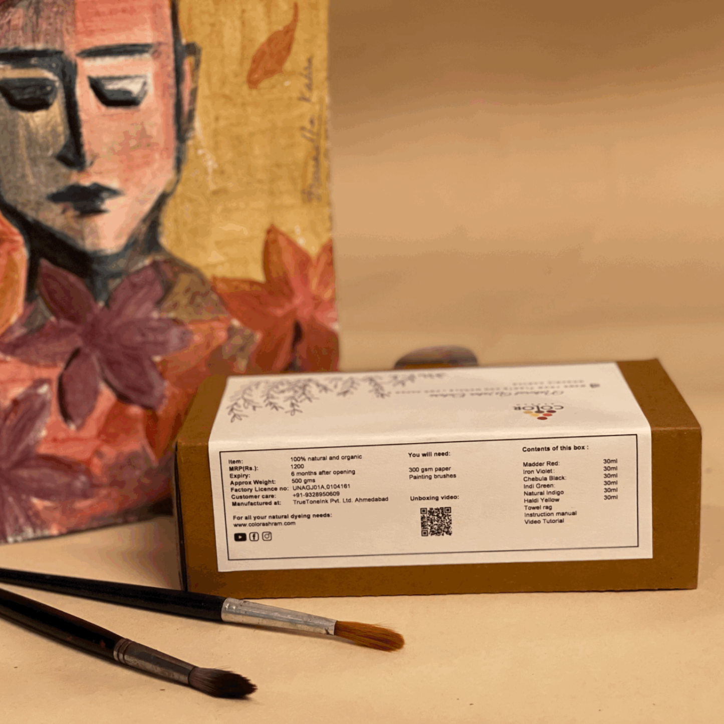 Wasserfarben aus Pflanzen - DIY Kit