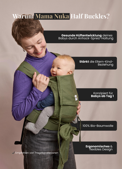 Half Buckle Baby Carrier Forest