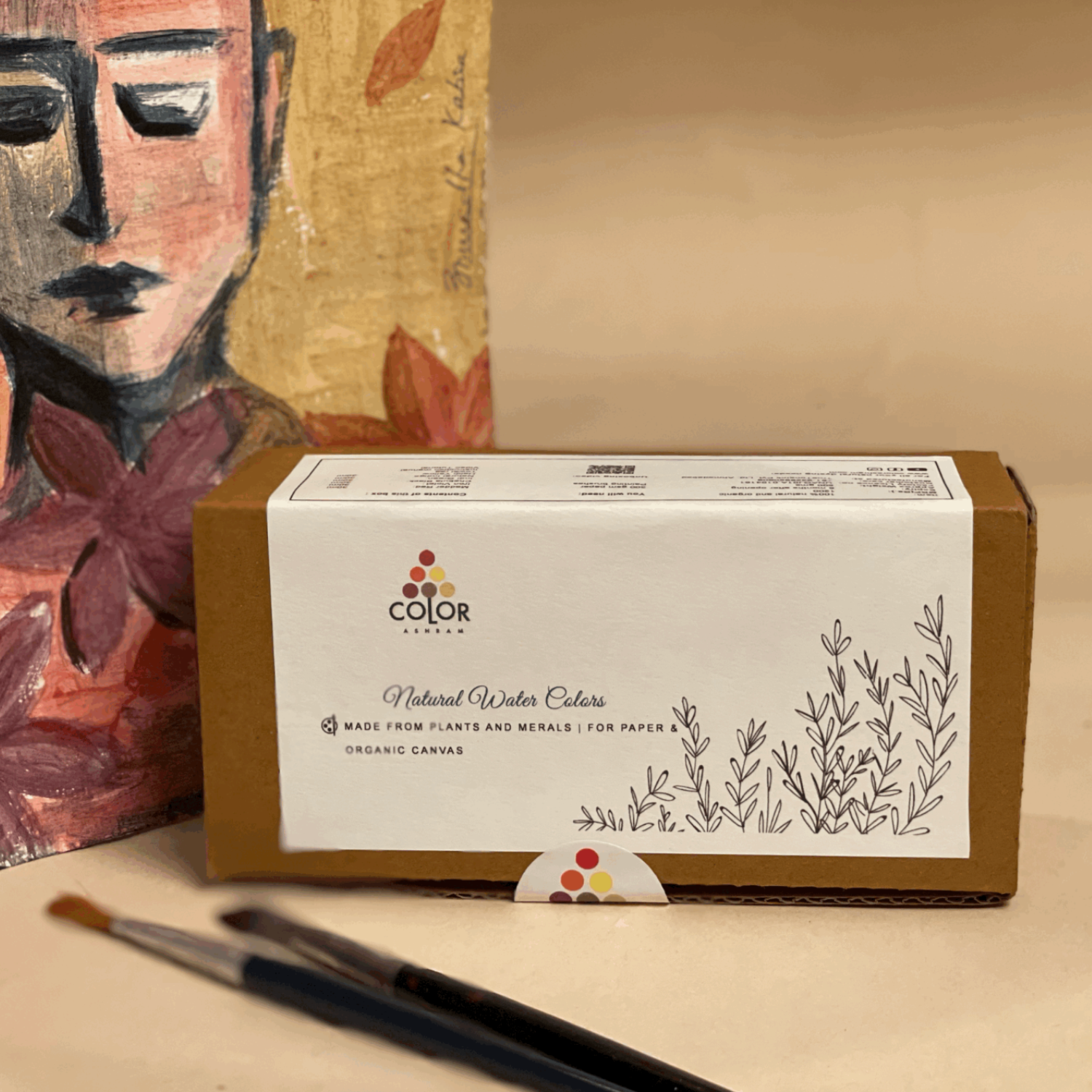 Wasserfarben aus Pflanzen - DIY Kit