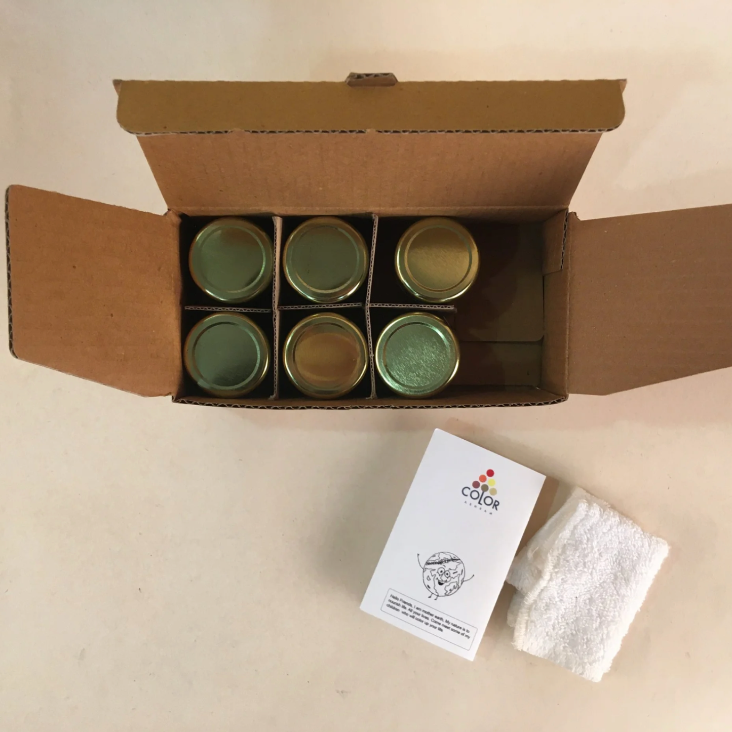 Wasserfarben aus Pflanzen - DIY Kit